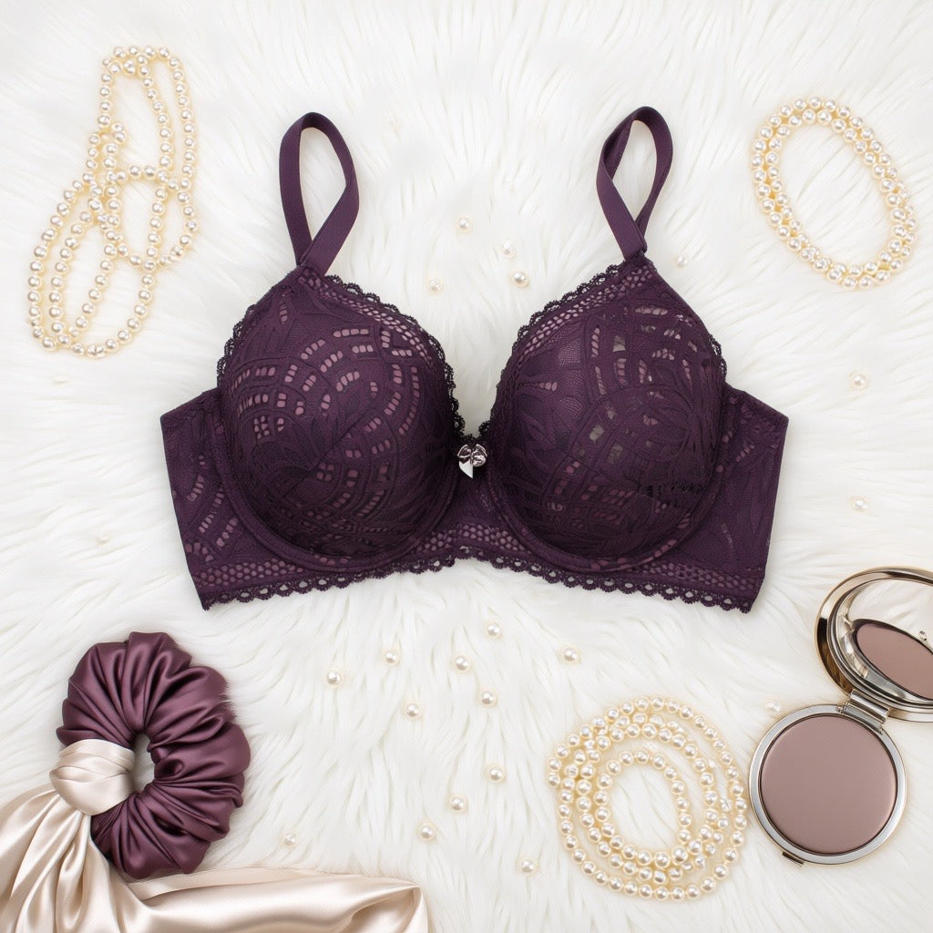 Export Quality Padded Bra - Maroon