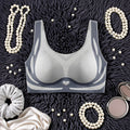 Ice Silk Seamless Bra - Gray
