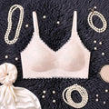 Women's Lace-Back Bra - Cream (Free Size)