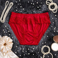 Women's Floral Lace Panty - Red