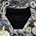 Women's Floral Lace Panty - Black