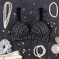Export Quality Printed Bra - Black