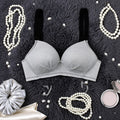 Export Quality Printed Bra - White