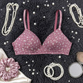 Export Quality Printed Bra - Pink