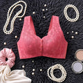 Front Opening Buckle Age-free Bra - Dark Peach