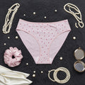 Export Quality Cotton Printed Panty - Pink