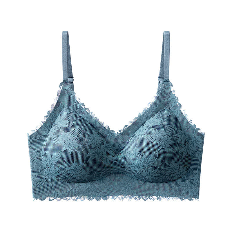 Women's Lace-Back Bra - Sea Green (Free Size)