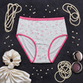 Export Quality Cotton Printed Panty - White