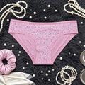 Export Quality Cotton Printed Panty - Pink